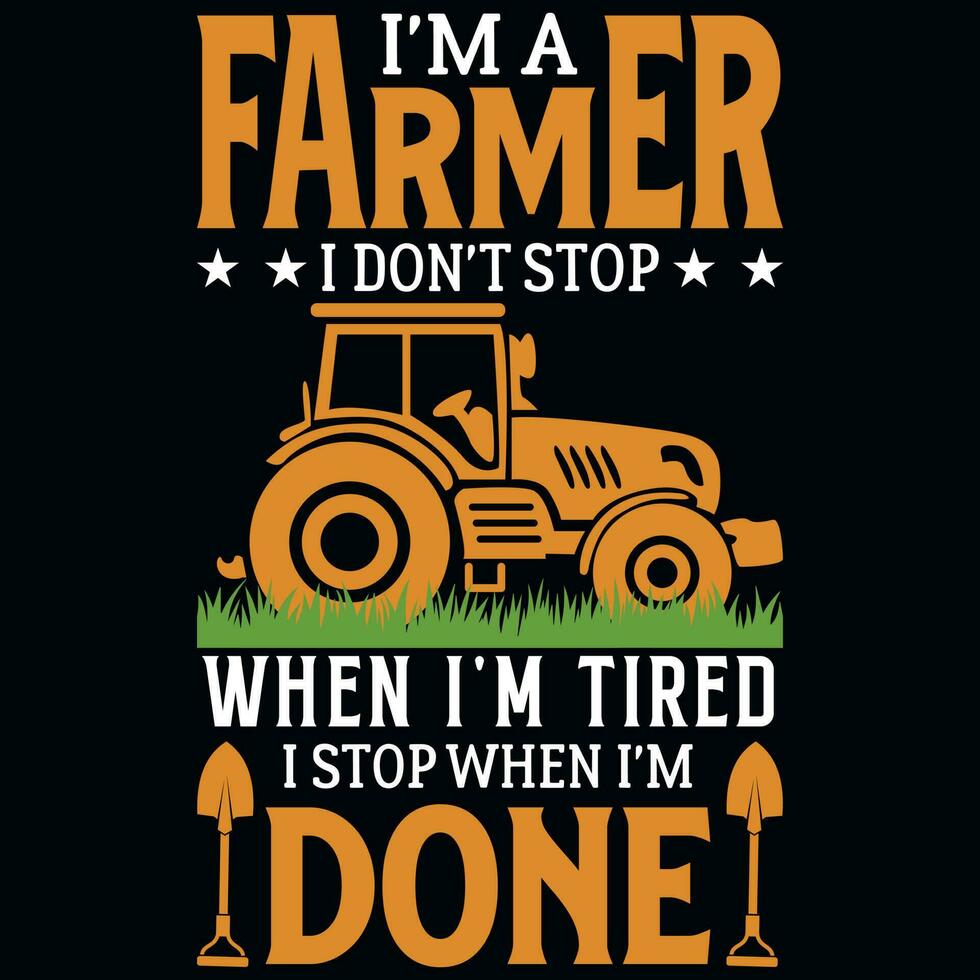 farmers tshirt design vector