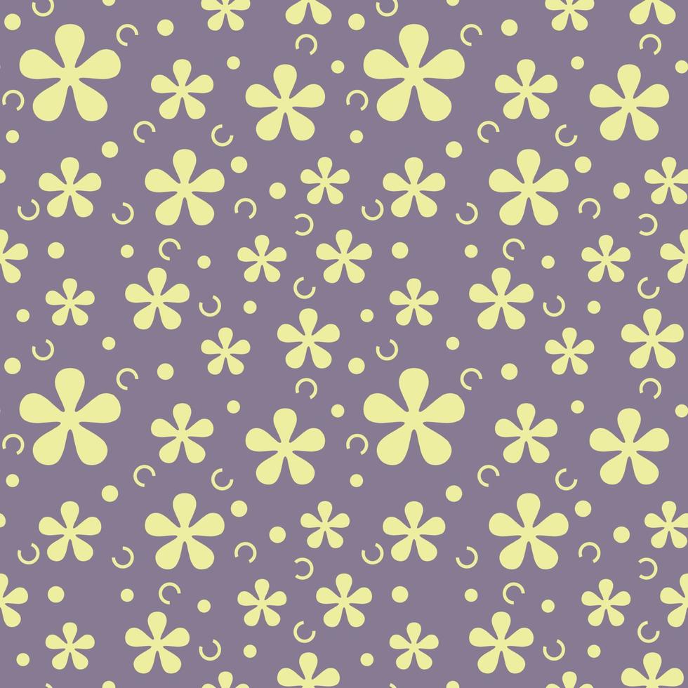 Floral texture Vintage background Vector pattern Textile print. Fabric, paper