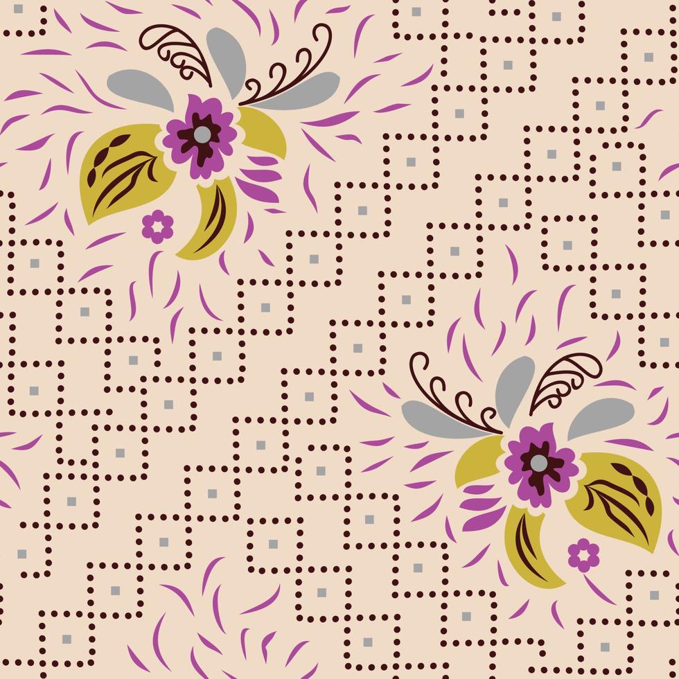 Cute pattern Fashion prints hand drawn style Elegant texture for fabric vector