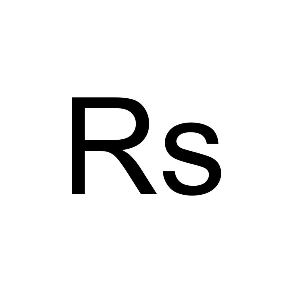 Sri Lanka Currency Symbol in Plural English, Sri Lankan Rupee Icon, LKR Sign. Vector Illustration