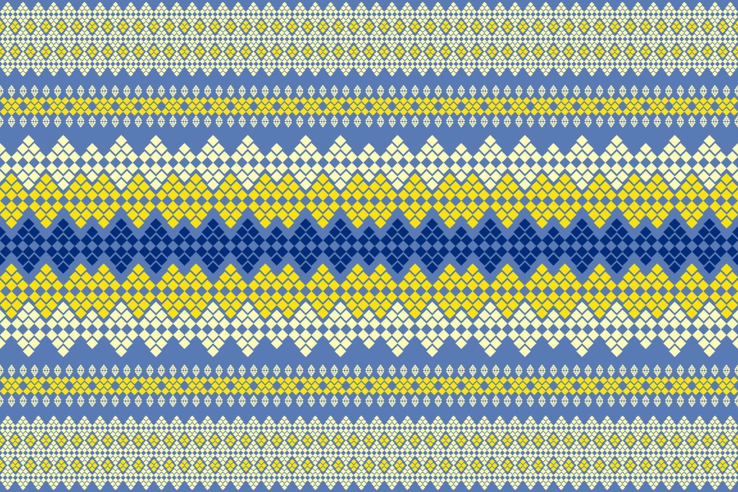 Seamless geometric ethnic asian oriental and tradition pattern design for texture and background. Silk and fabric pattern decoration for carpet, Thai clothing, wrapping and wallpaper vector