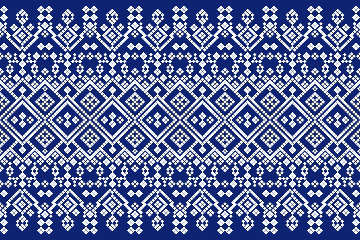 Seamless geometric ethnic asian oriental and tradition pattern design for texture and background. Silk and fabric pattern decoration for carpet, Thai clothing, wrapping and wallpaper vector