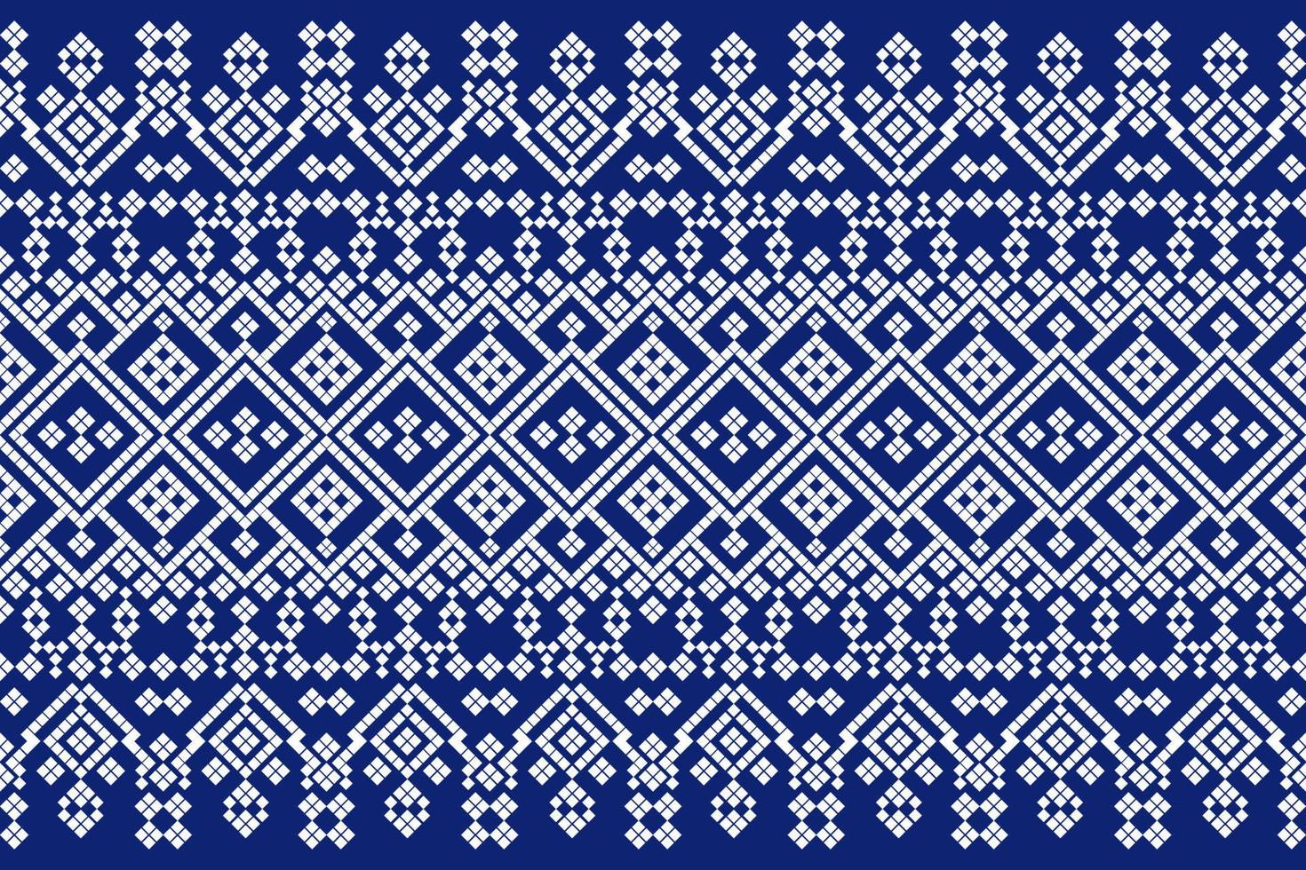 Seamless geometric ethnic asian oriental and tradition pattern design for texture and background. Silk and fabric pattern decoration for carpet, Thai clothing, wrapping and wallpaper vector