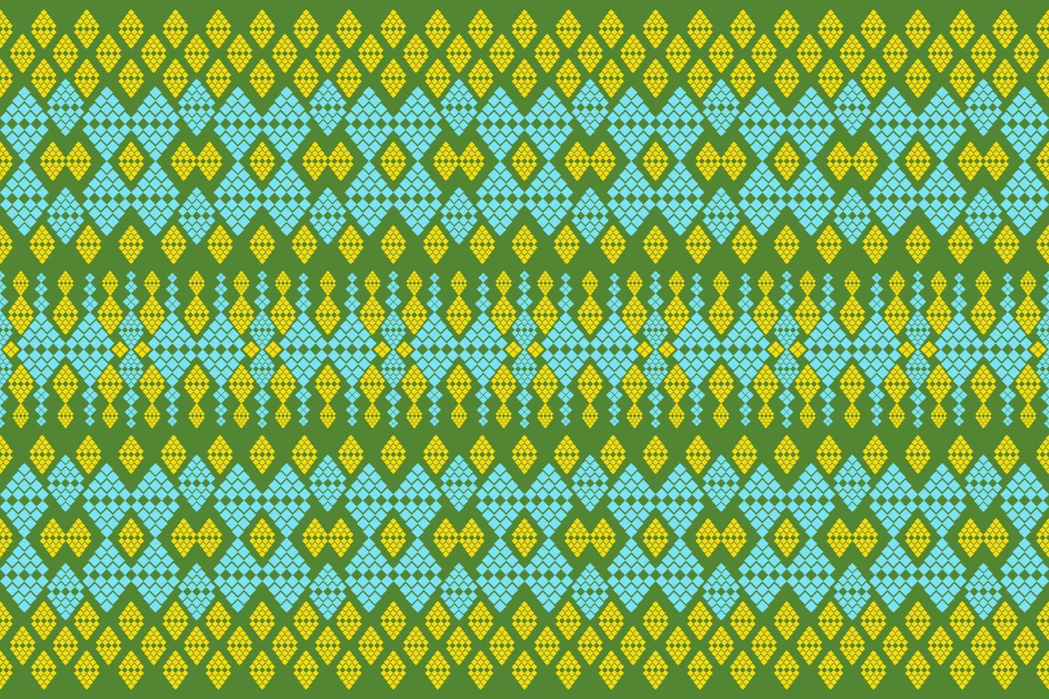 Seamless geometric ethnic asian oriental and tradition pattern design for texture and background. Silk and fabric pattern decoration for carpet, Thai clothing, wrapping and wallpaper vector