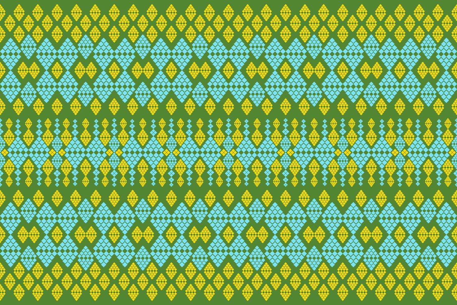 Seamless geometric ethnic asian oriental and tradition pattern design for texture and background. Silk and fabric pattern decoration for carpet, Thai clothing, wrapping and wallpaper vector