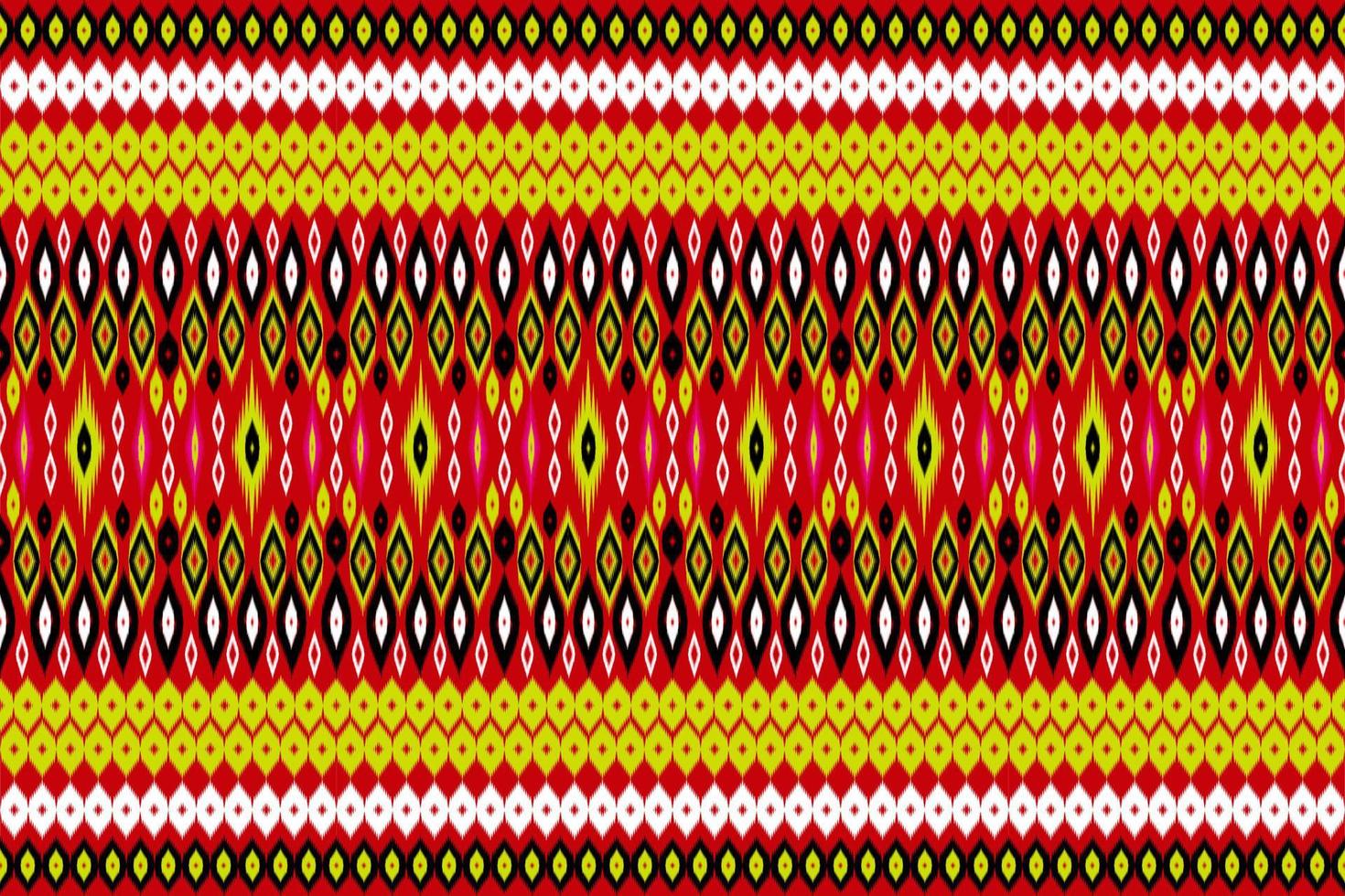 Seamless geometric ethnic asian oriental and tradition pattern design for texture and background. Silk and fabric pattern decoration for carpet, Thai clothing, wrapping and wallpaper vector