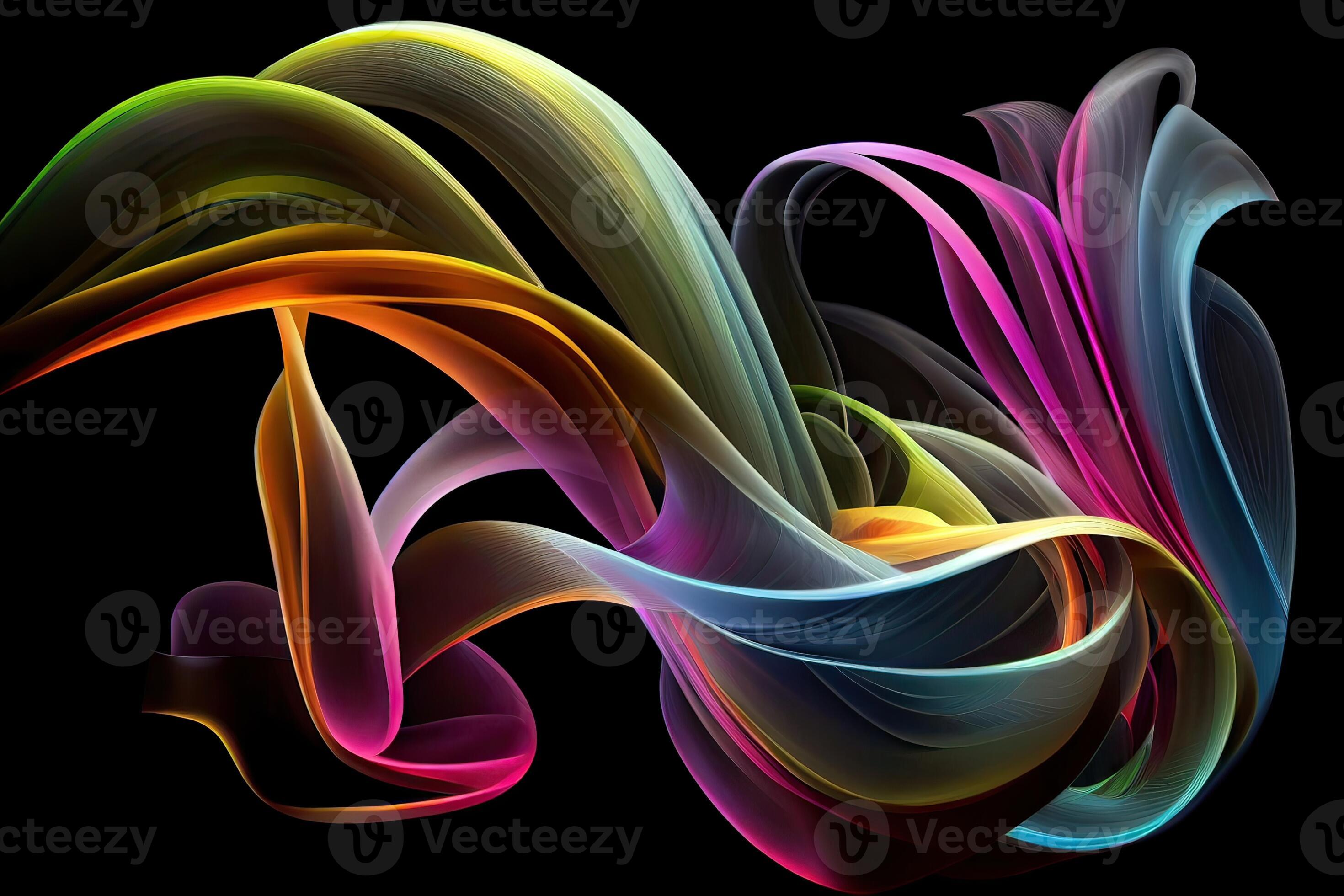 Splashing Thick Acrylic Paint Contemporary Art Stock Illustration -  Illustration of line, design: 286581334