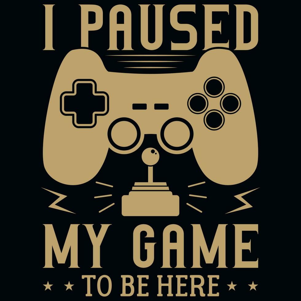 Gaming tshirt design vector