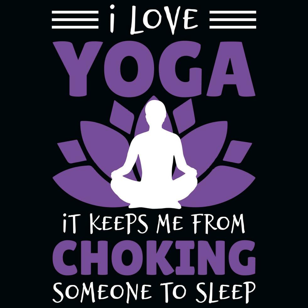 yoga gráficos camiseta diseño vector