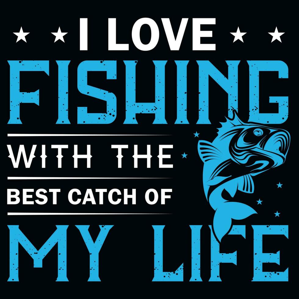 Fishing tshirt design vector