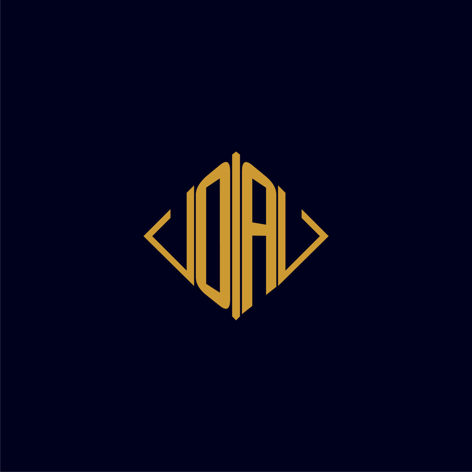 OA initial monogram square logo design ideas 22573933 Vector Art at
