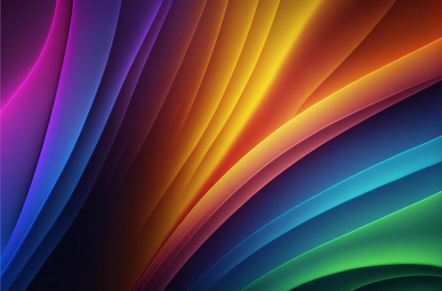 Abstract 3D texture Rainbow geometric colorful background Free Photo