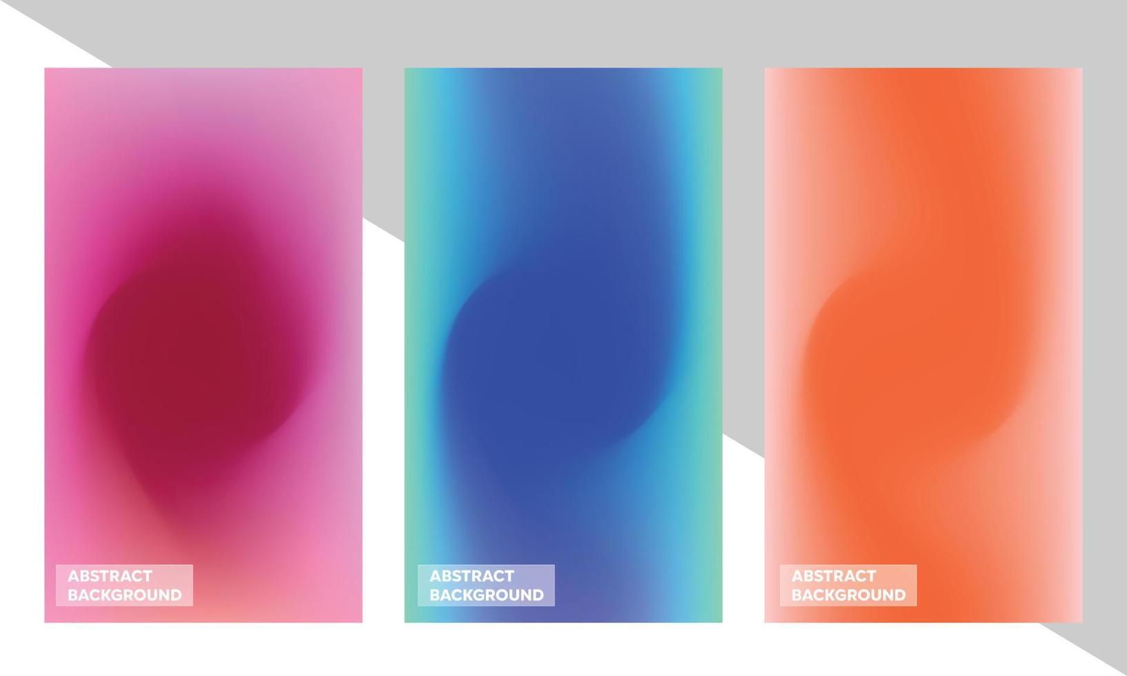 Fluid gradient background vector. Cute and minimal style posters with colorful, geometric shapes, stars and liquid color. Modern wallpaper design for social media, idol poster, banner, flyer. vector