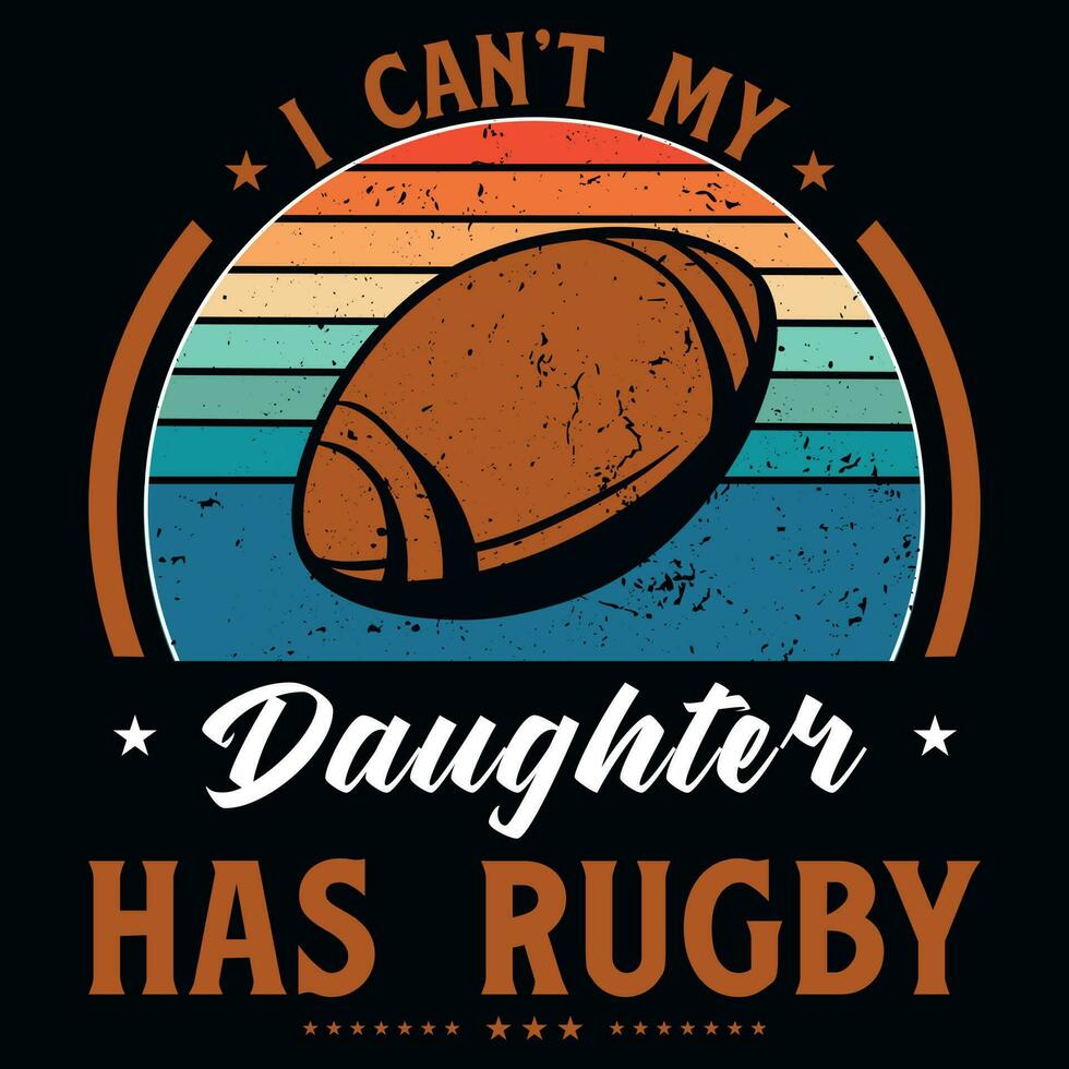 Rugby playing tshirt design vector
