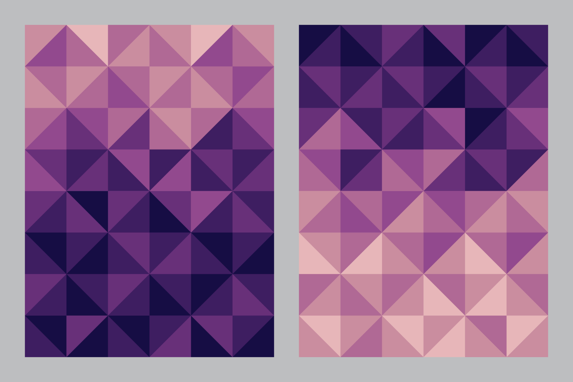Abstract geometric pattern background. Bauhaus art style purple color
