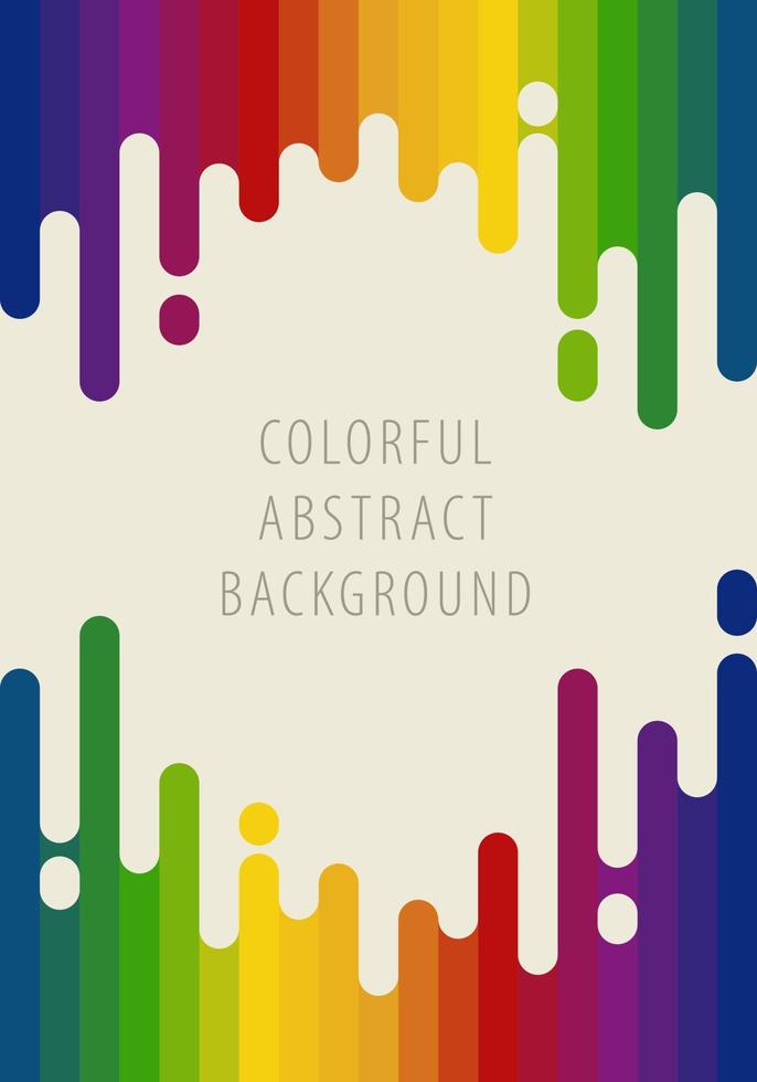 Abstract background pattern. Vertical stripes rainbow gradient retro colors. Template design for publication, cover, card, poster, flyer, brochure, banner, wall. Vector illustration.