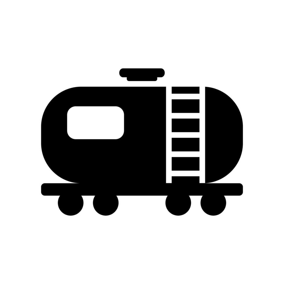 waggon for gasoline icon design vector