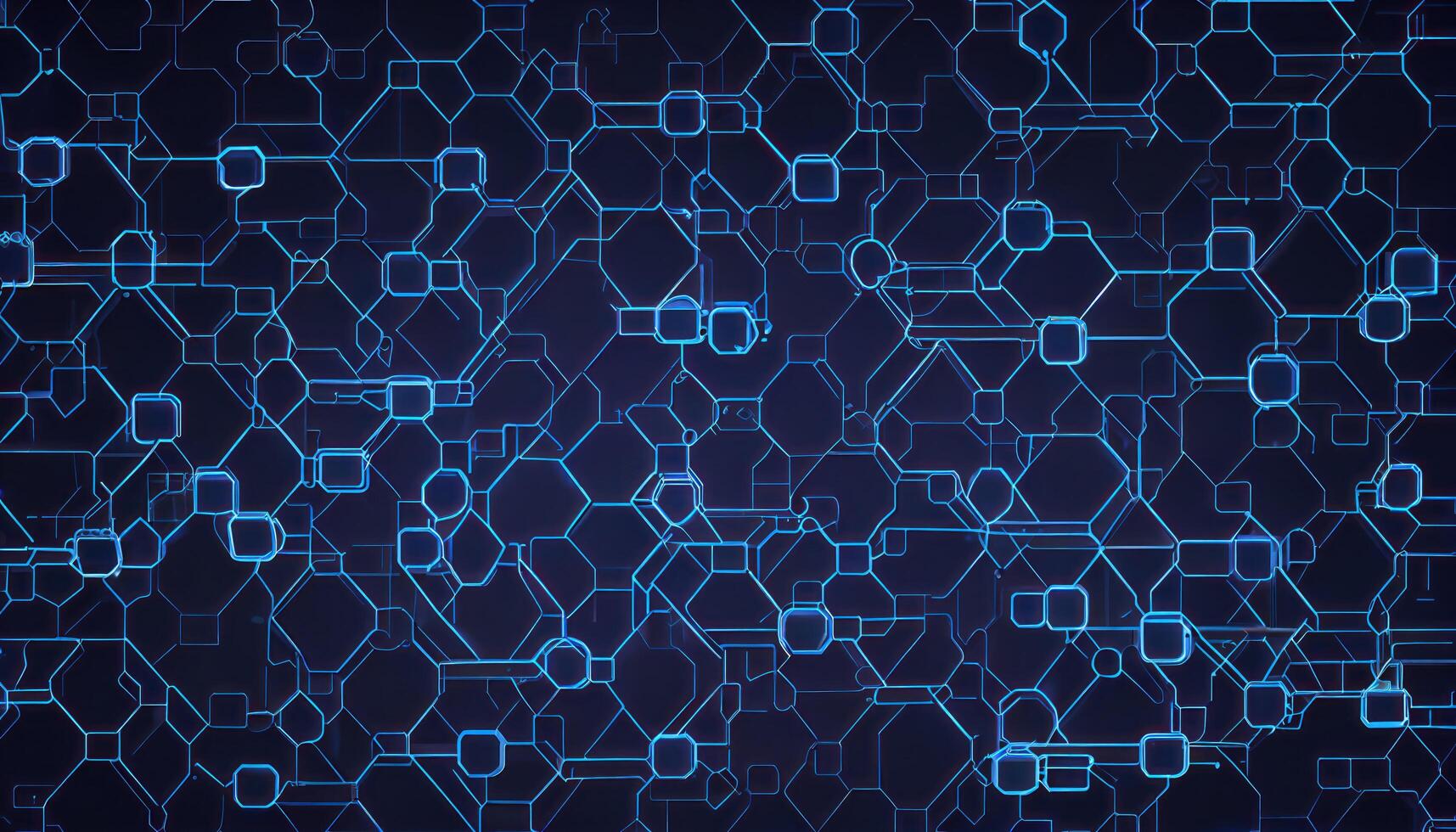 blockchain and nft background dark blue color. photo