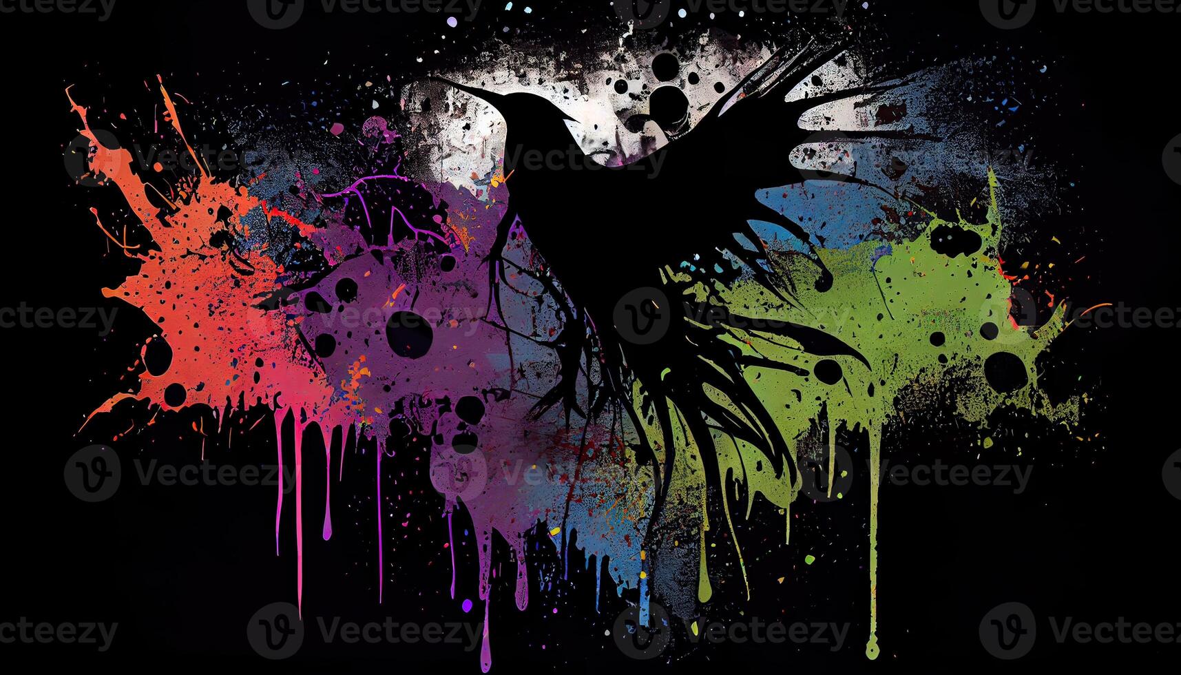 colorful background design. illustration vector design. Colorful paint splatters. abstract splatter color background.. photo
