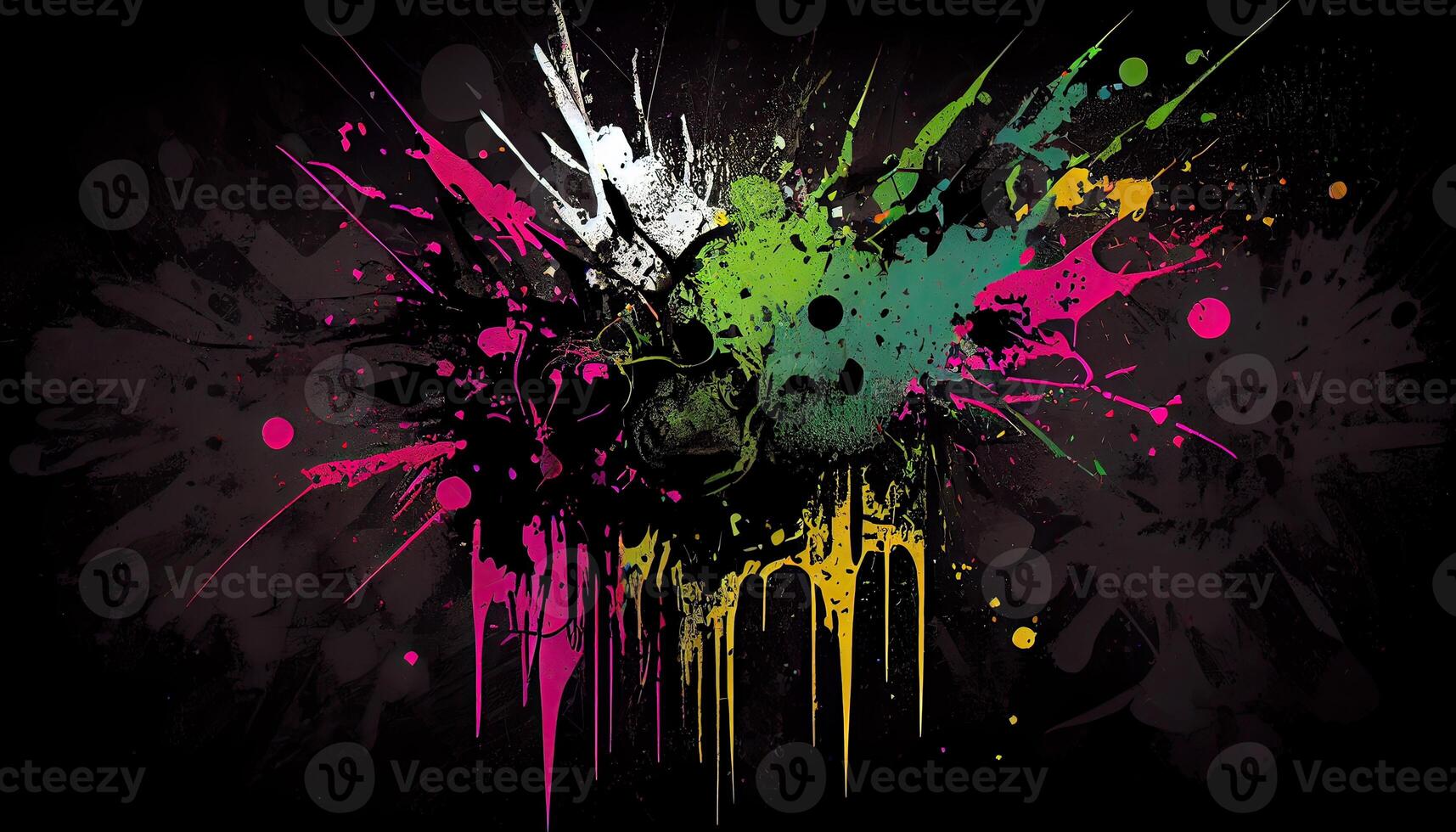 colorful background design. illustration vector design. Colorful paint splatters. abstract splatter color background.. photo
