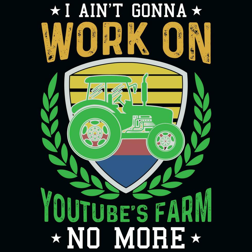 Farmer graphics tshirt design vector