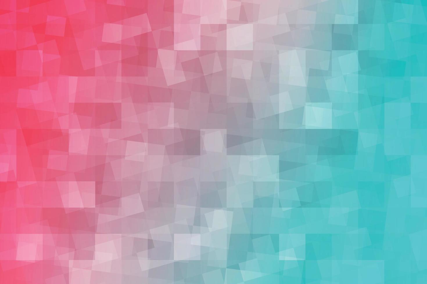 Abstract red and blue gradient square pattern background. vector