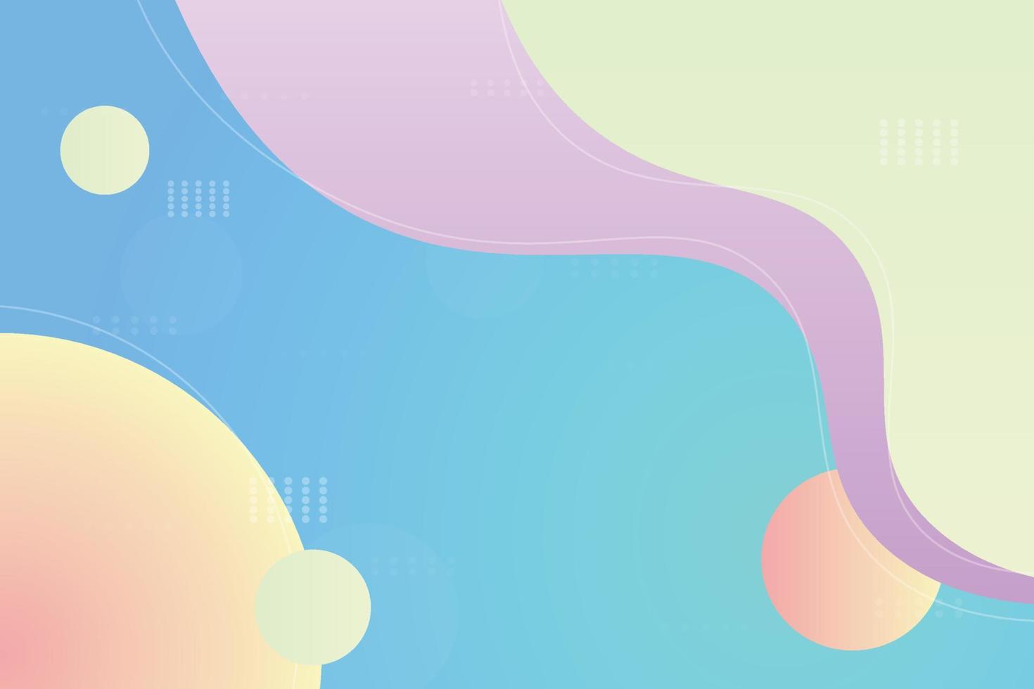 Gradient fluid background. vector