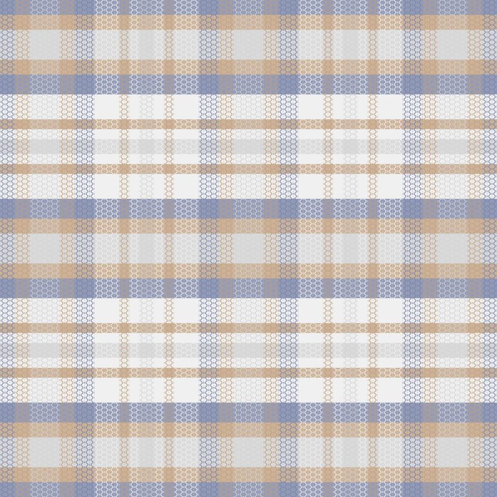 Tartan Plaid With Vintage Color Pattern. vector
