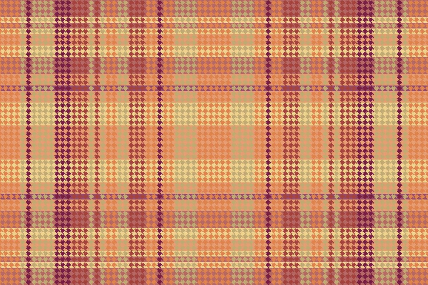 Tartan or plaid halloween color pattern. vector