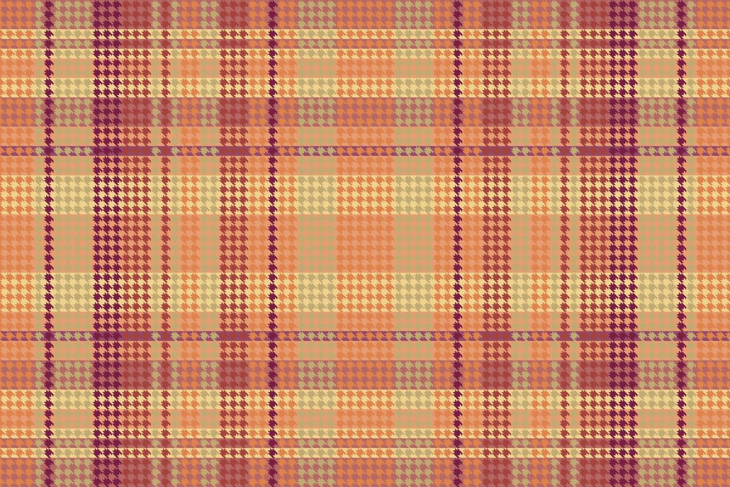 Tartan or plaid halloween color pattern. vector