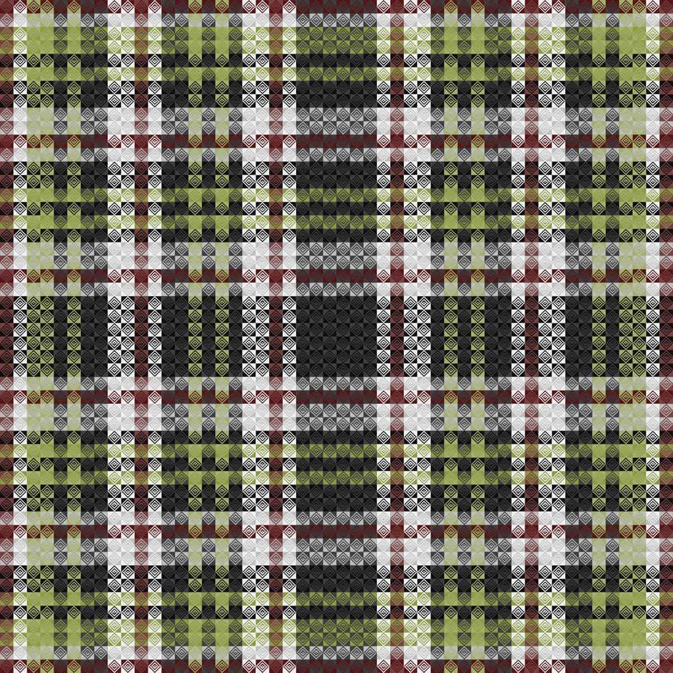 Tartan or plaid halloween color pattern. vector
