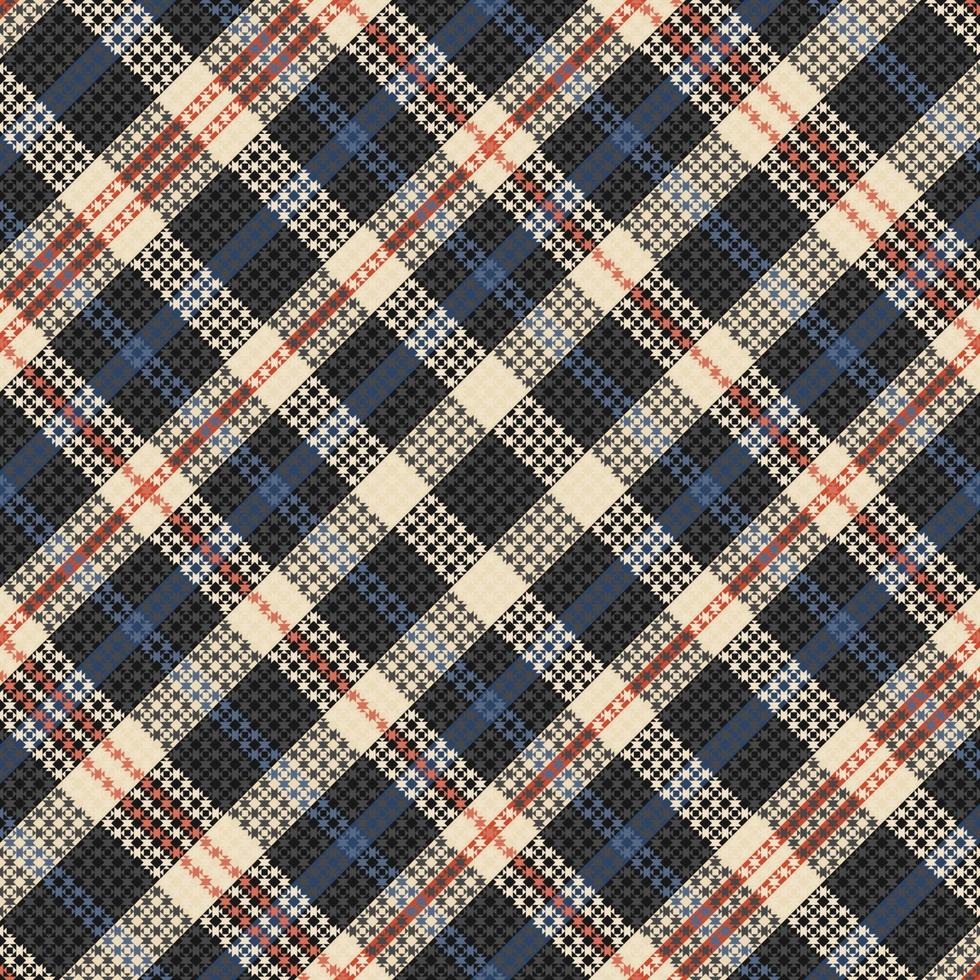 Tartan or plaid halloween color pattern. vector
