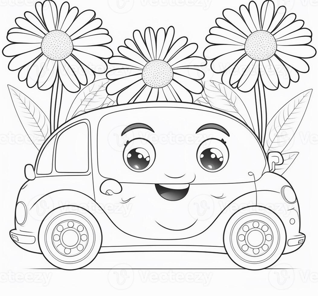 kids coloring page cartoon coloring page illustration vector. For kids coloring book photo