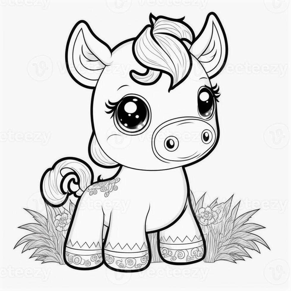 kids coloring page cartoon coloring page illustration vector. For kids