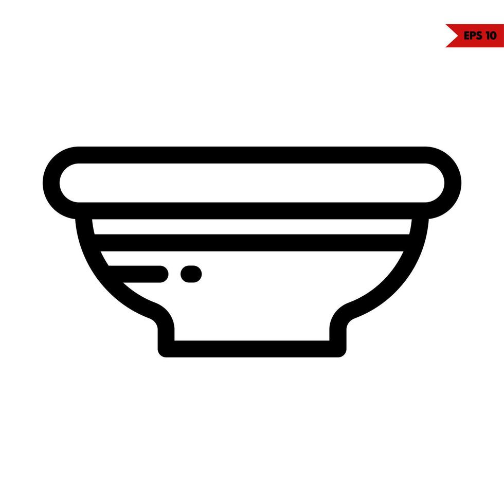 baby line icon vector