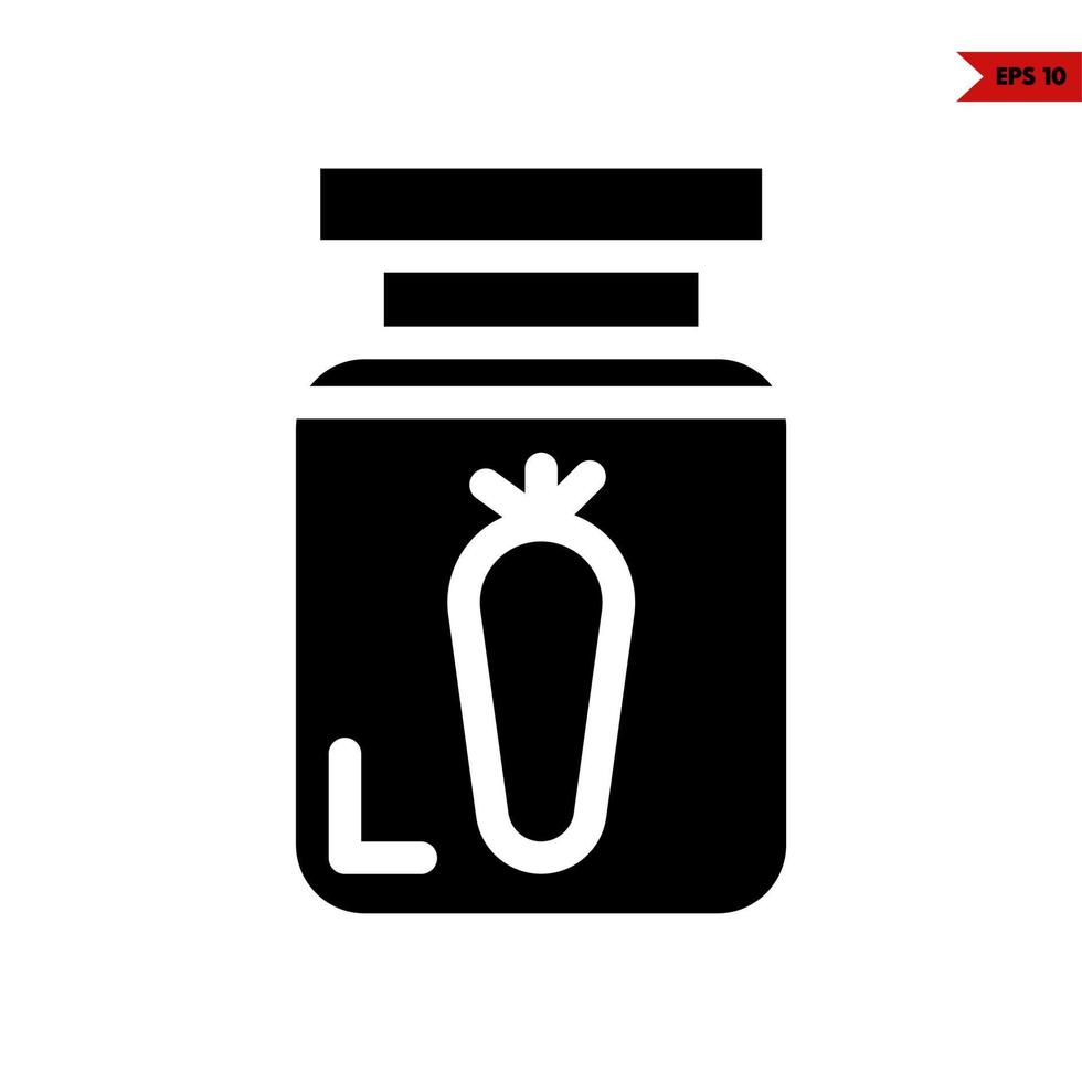 baby glyph icon vector