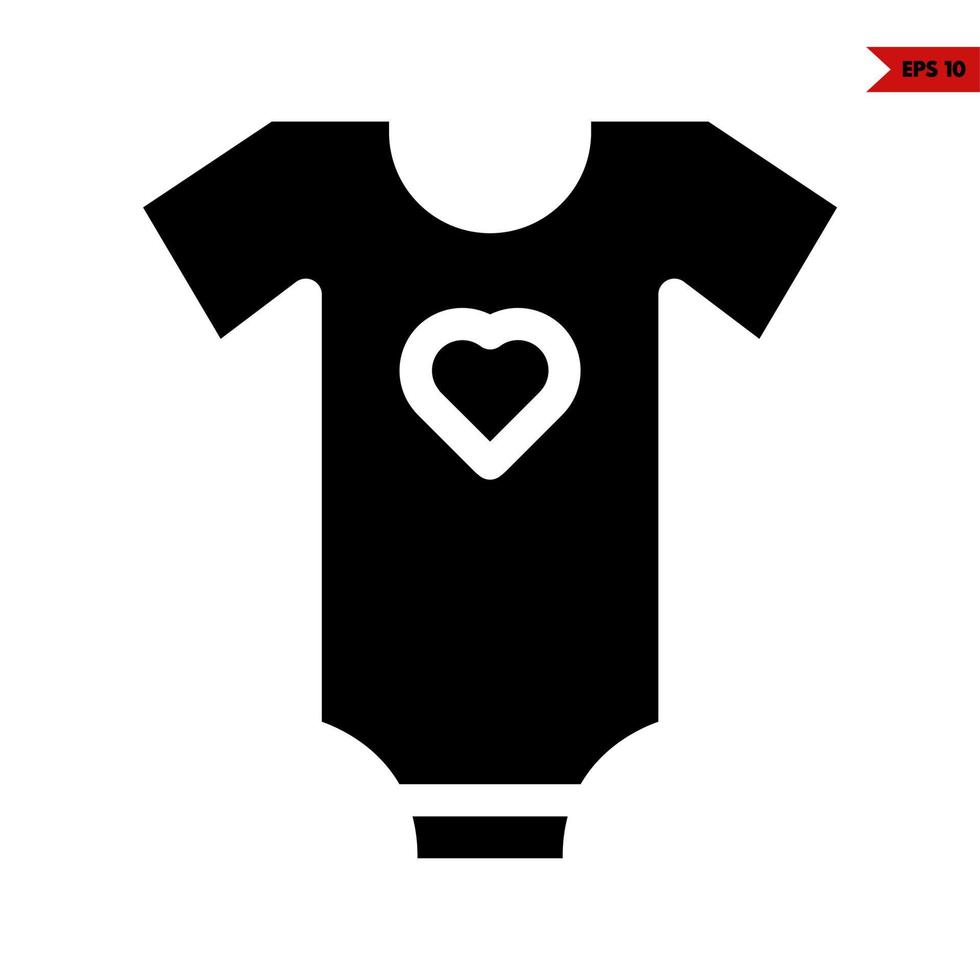 baby glyph icon vector
