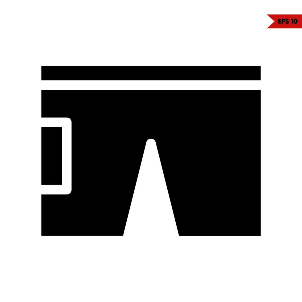 baby glyph icon vector