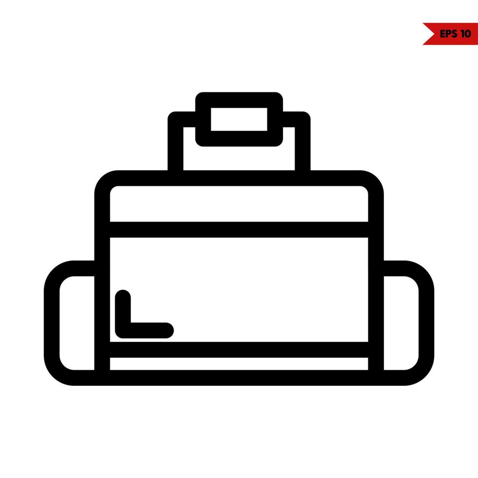 baby line icon vector
