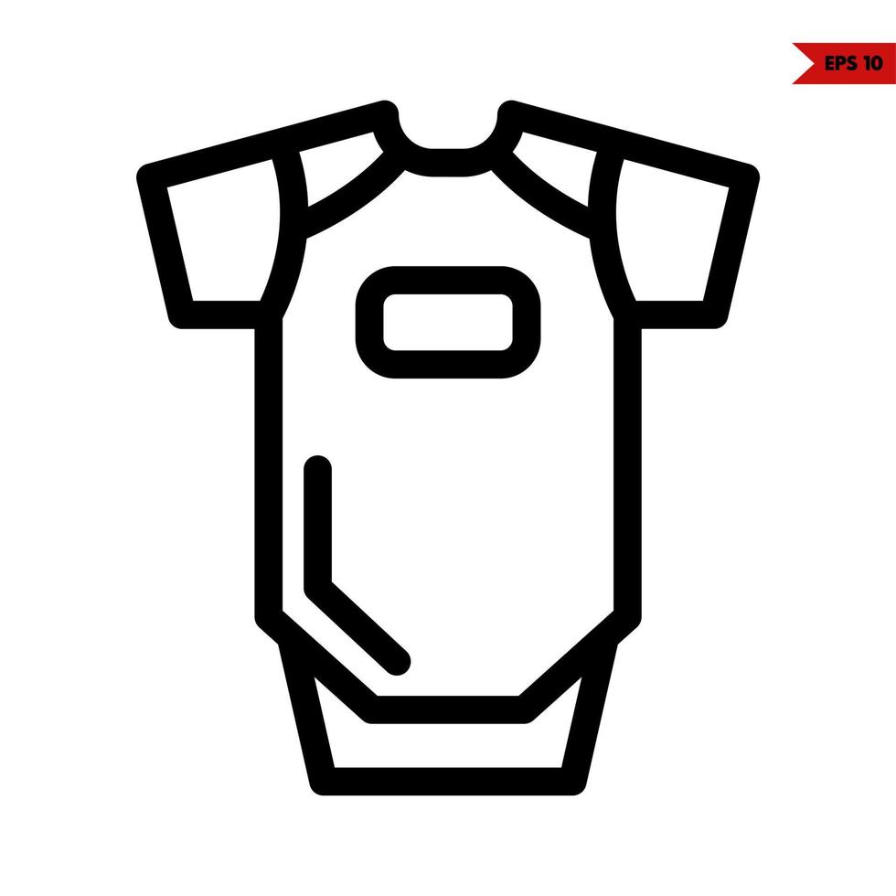 baby line icon vector