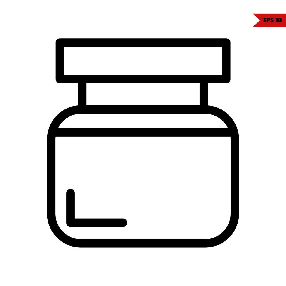 baby line icon vector