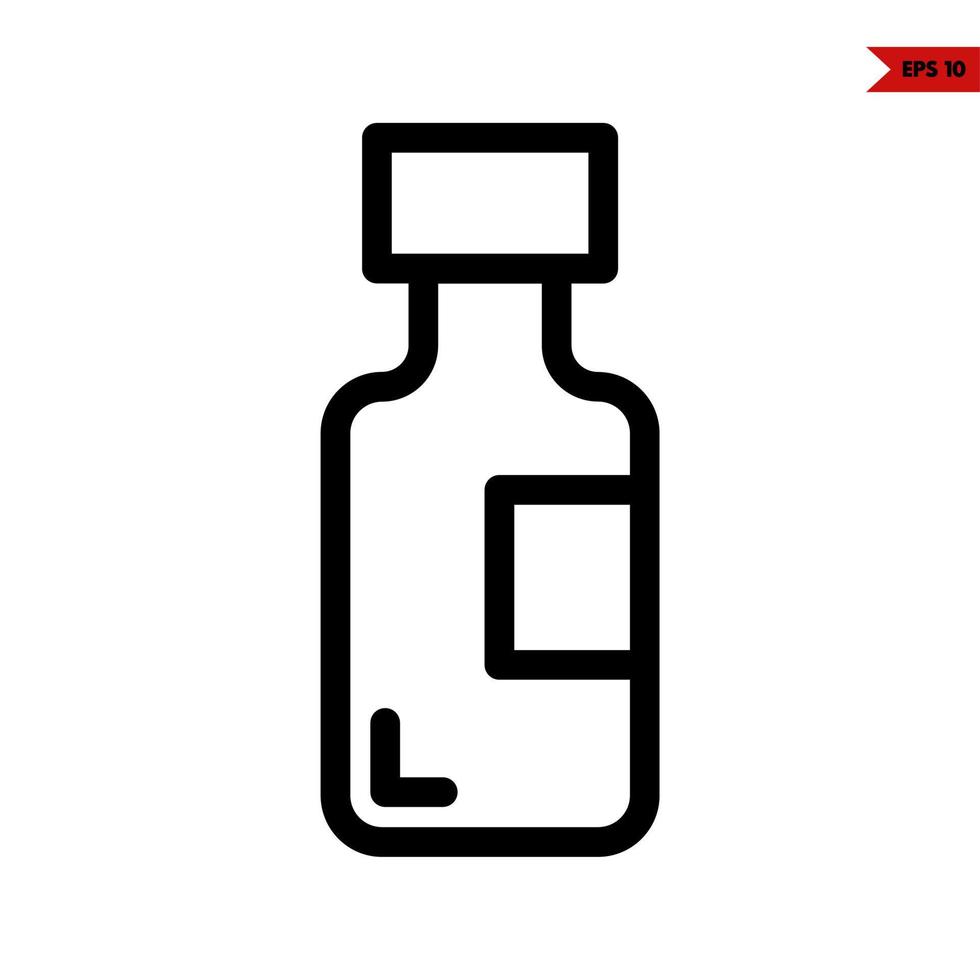baby line icon vector