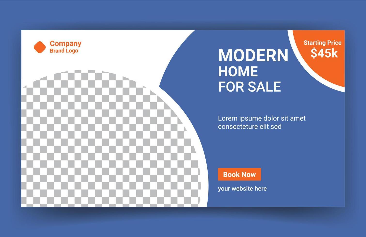 Online business web banner template design free vector