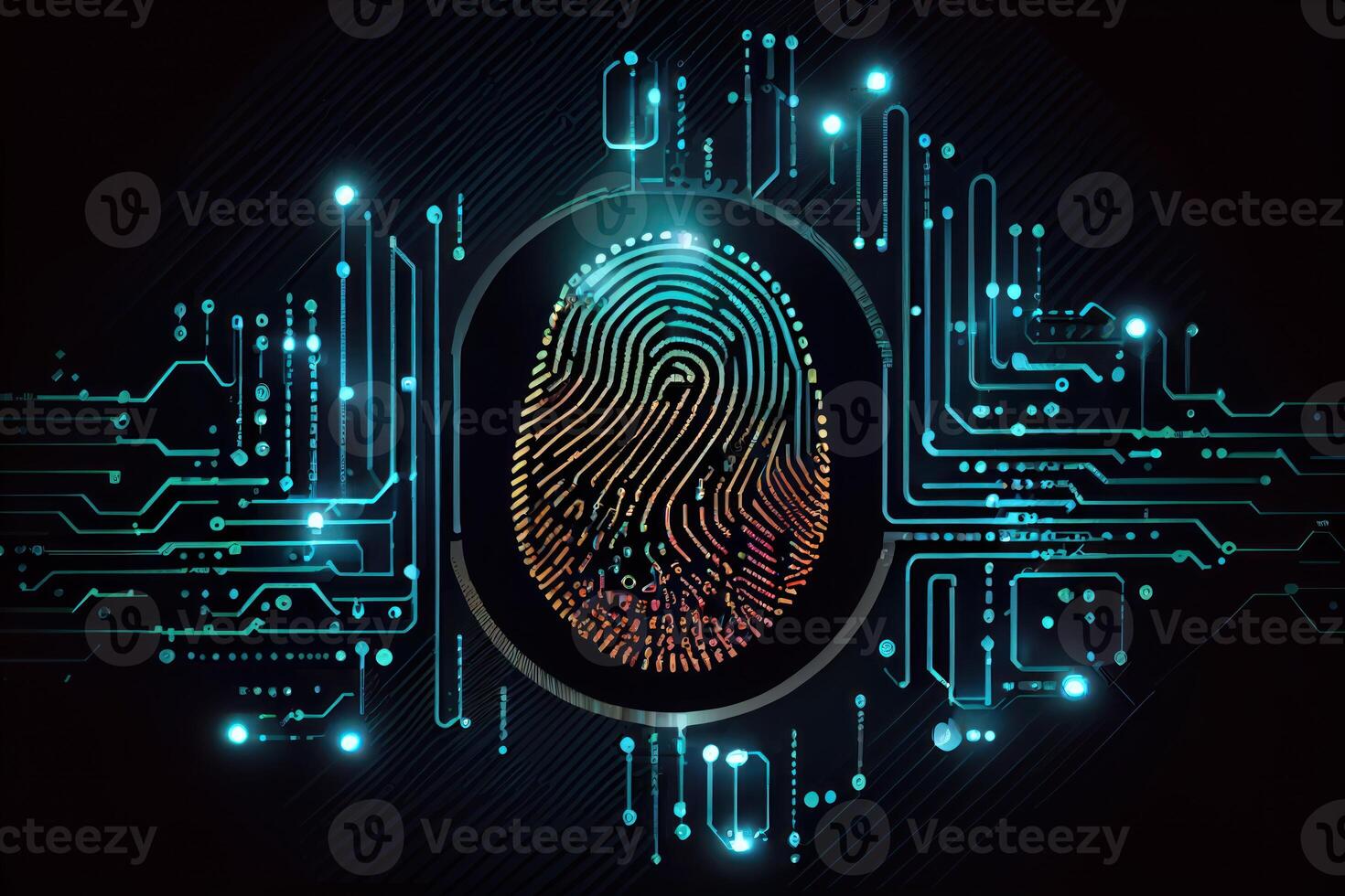 Fingerprint authentication to access secured computer network and