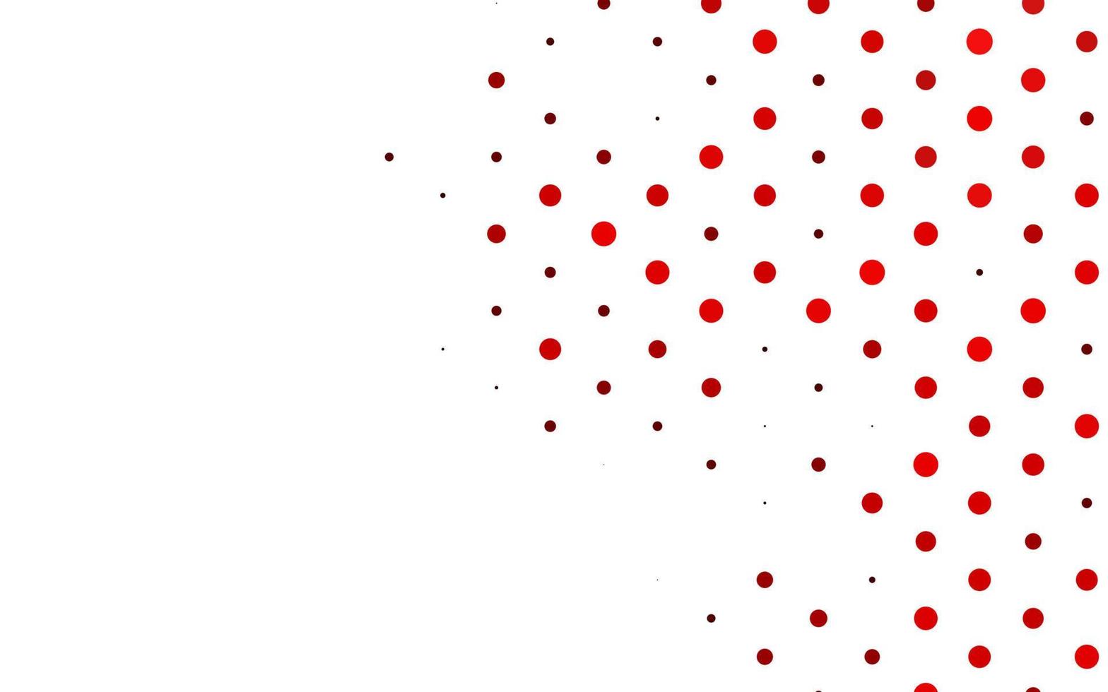 Light Red vector cover with spots.