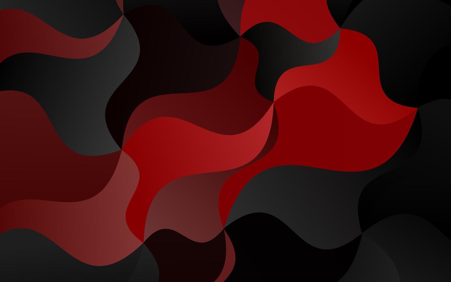 Fondo de vector rojo claro con formas de lava.