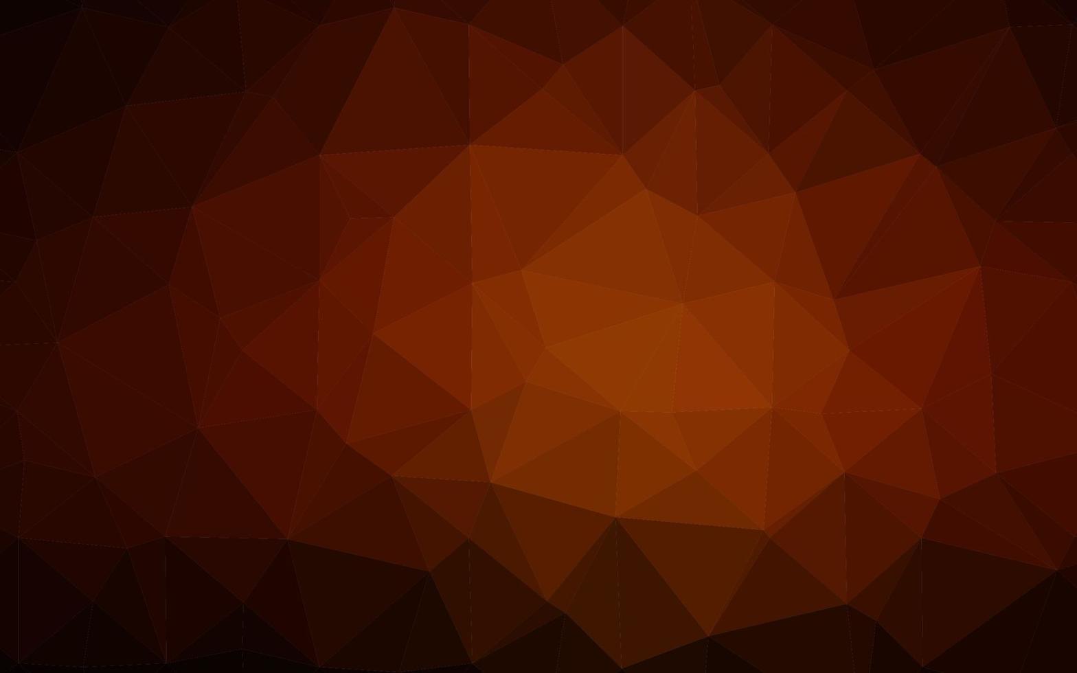 textura poligonal abstracta de vector rojo oscuro, amarillo.
