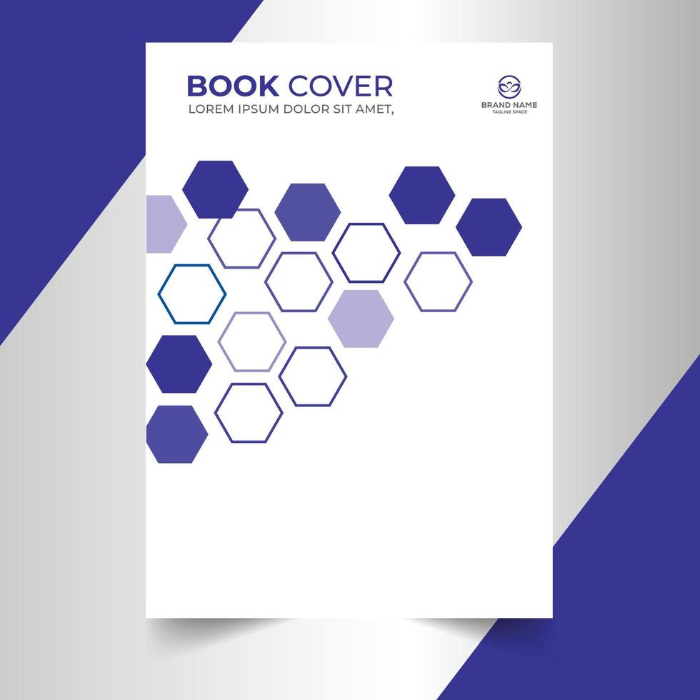 vector modern annual report template design