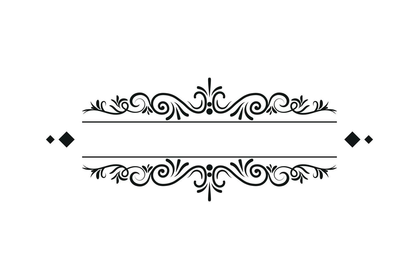 Floral frame elements vector