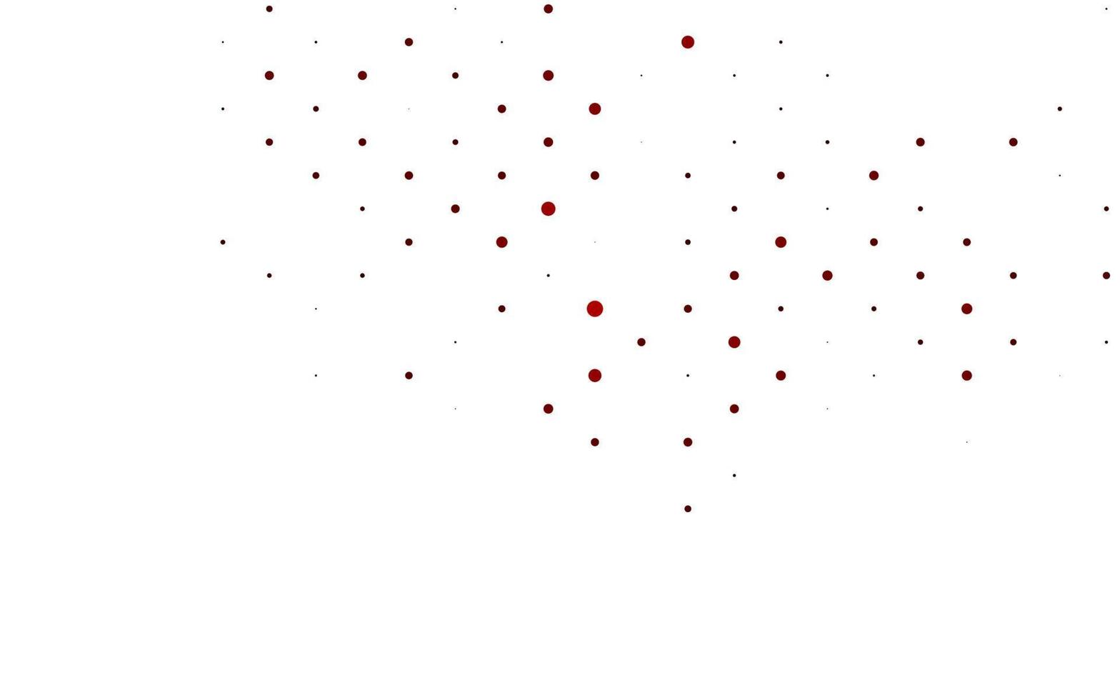Light Red vector background with bubbles.